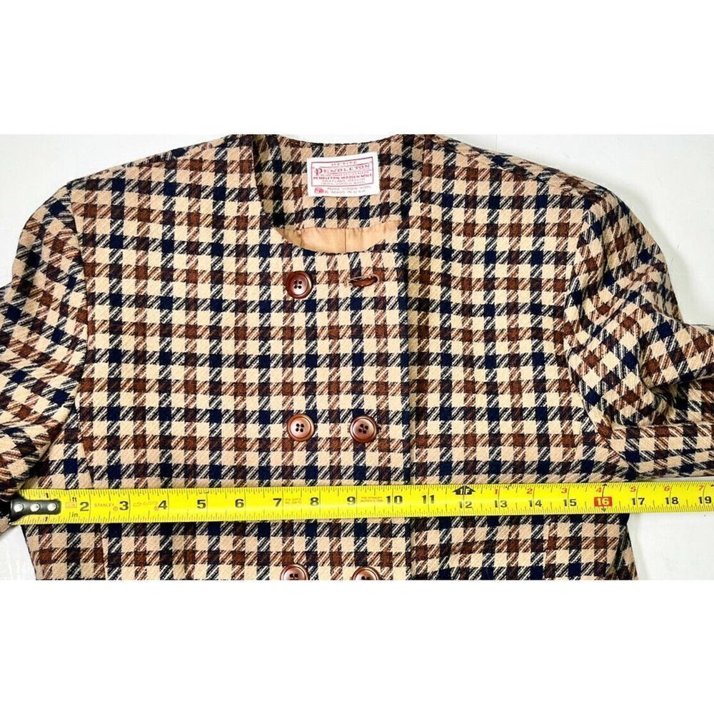 Pendleton Blazer Jacket Equestrian Houndstooth Wo… - image 6